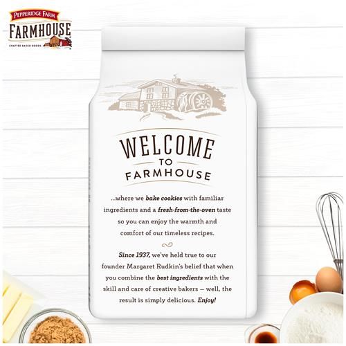 Pepperidge Farm Farmhouse Thin And Crispy Milk Chocolate Chip Cookies, 6.9 Oz Bag (14 Cookies)