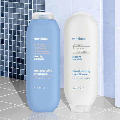 Method Moisturizing Conditioner, Simply Nourish With Shea Butter, Coconut, And Rice Milk Scent Notes, Paraben And Sulfate Free, 13.5 Oz (Pack Of 1)