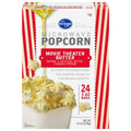 Kroger Movie Theater Butter Microwave Popcorn 24 ct / 3 oz