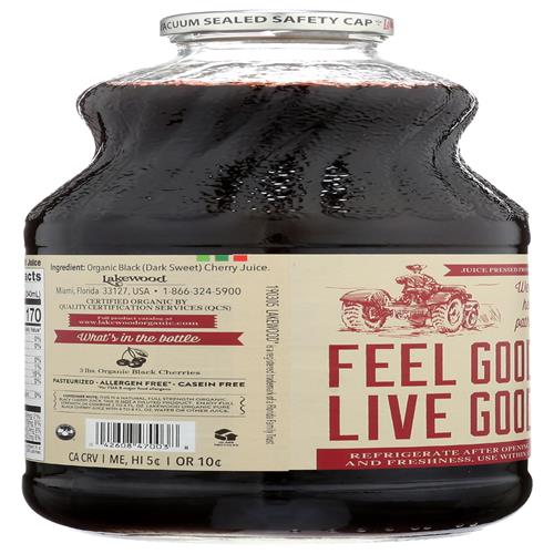 Lakewood Organic Fresh Pressed Pure Black Cherry (1 X 32 Fl Oz)