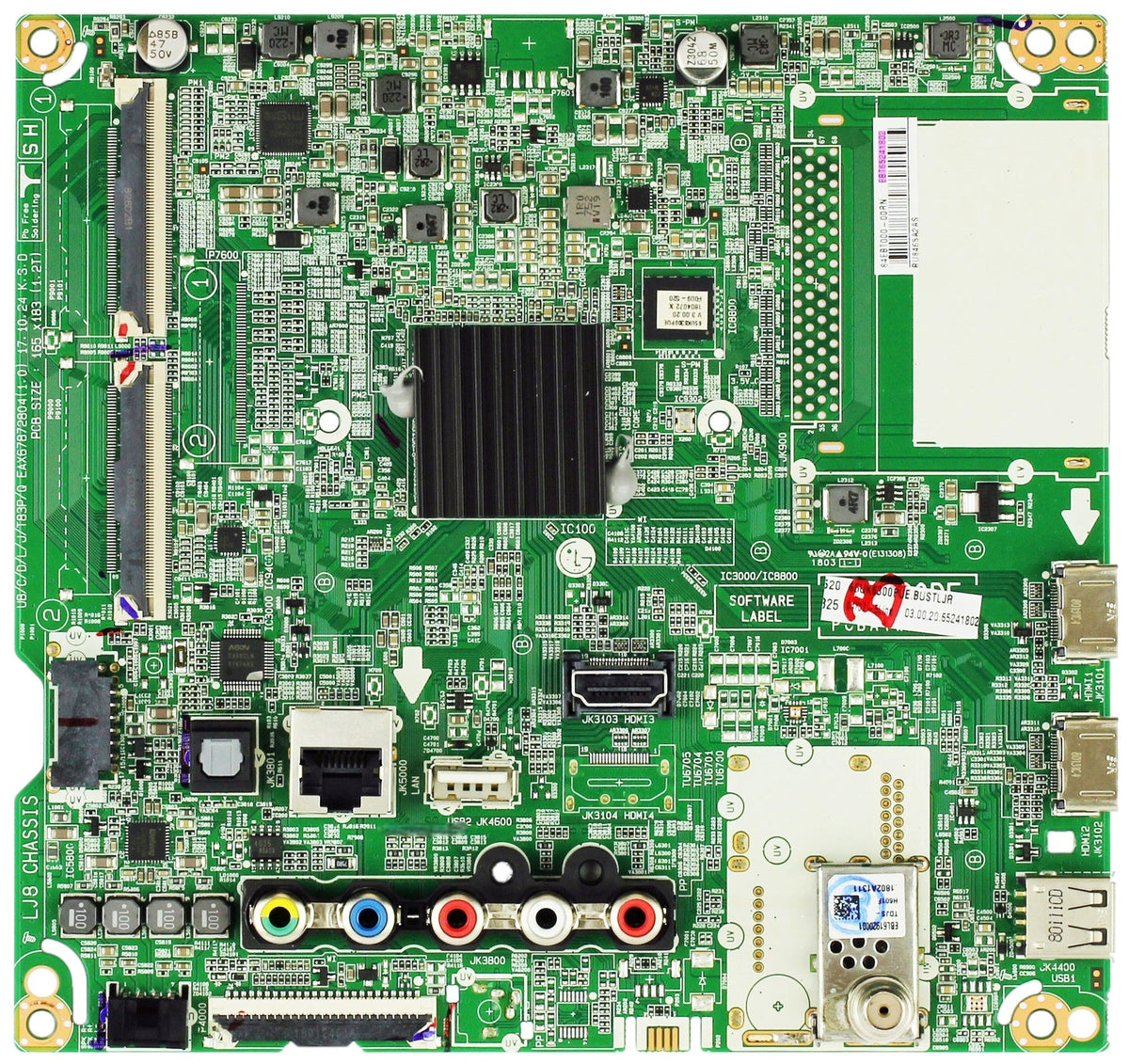 LG EBT65241802 Main Board for 65UK6300PUE.BUSTLJR