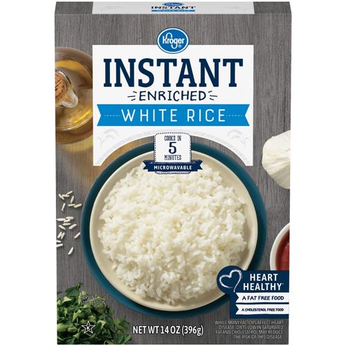 Kroger Instant Enriched White Rice 14 oz