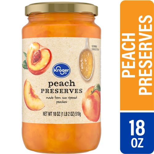 Kroger Peach Preserves 18 oz
