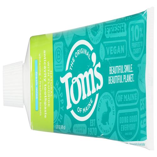 Toms Of Maine, Travel Size Anticavity Toothpaste - Fresh Mint, 3 Ounce