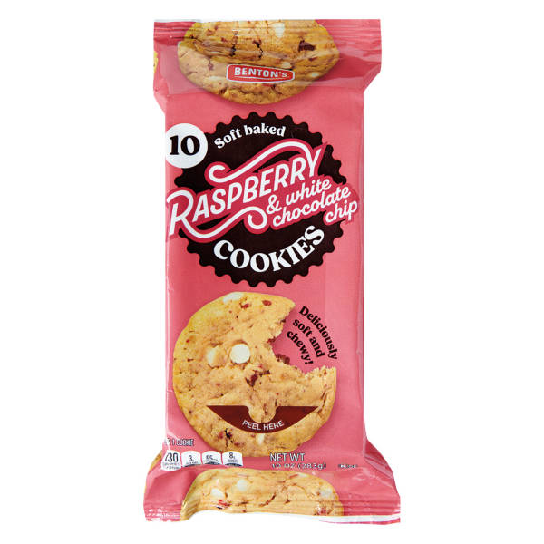 Benton's Raspberry Soft Baked Cookie - 10 oz