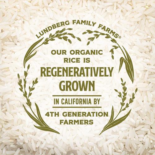 Lundberg Basmati Rice, Long Grain White Rice - Non-Sticky, Fluffy, Nutty, Aromatic Rice, Vegan Food, Healthy Meals, Gluten-Free Rice Grown In California, 32 Oz