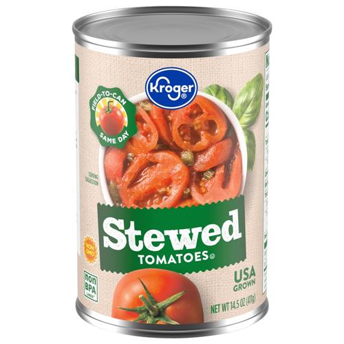 Kroger Stewed Tomatoes 14.5 oz