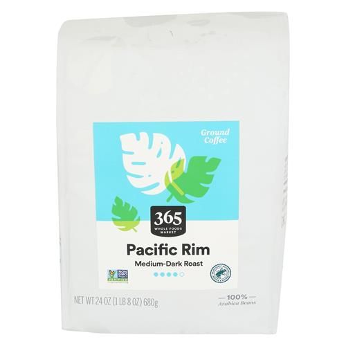 Whole Foods Market, Pacific Rim Vienna Roast Ground Coffee, Dark Roast, 24 Ounce