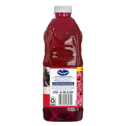 Ocean Spray 100% Juice Cranberry Juice Blend, 64 Fl Oz Bottle (Pack Of 1)