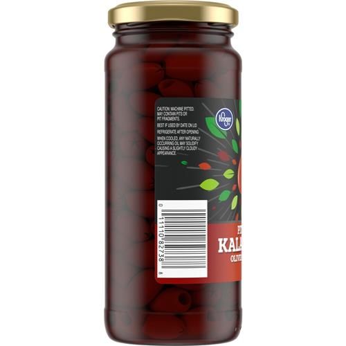 Kroger Kalamata Pitted Olives in Brine 6 oz