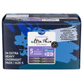 Kroger Ultra Thin Overnight Pads Extra Heavy Unscented 34 ct
