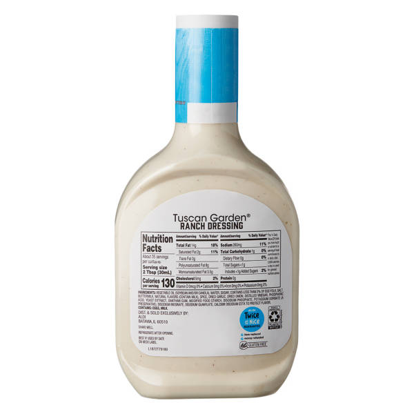 Tuscan Garden Ranch  Dressing, 36 oz