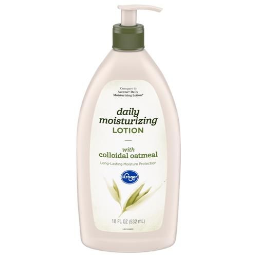 Kroger Daily Moisturizing Body Lotion with Colloidal Oatmeal for Long-Lasting Moisturizer 18 fl oz