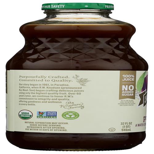 Rw Knudsen Organic Prune Juice, 32 Fz