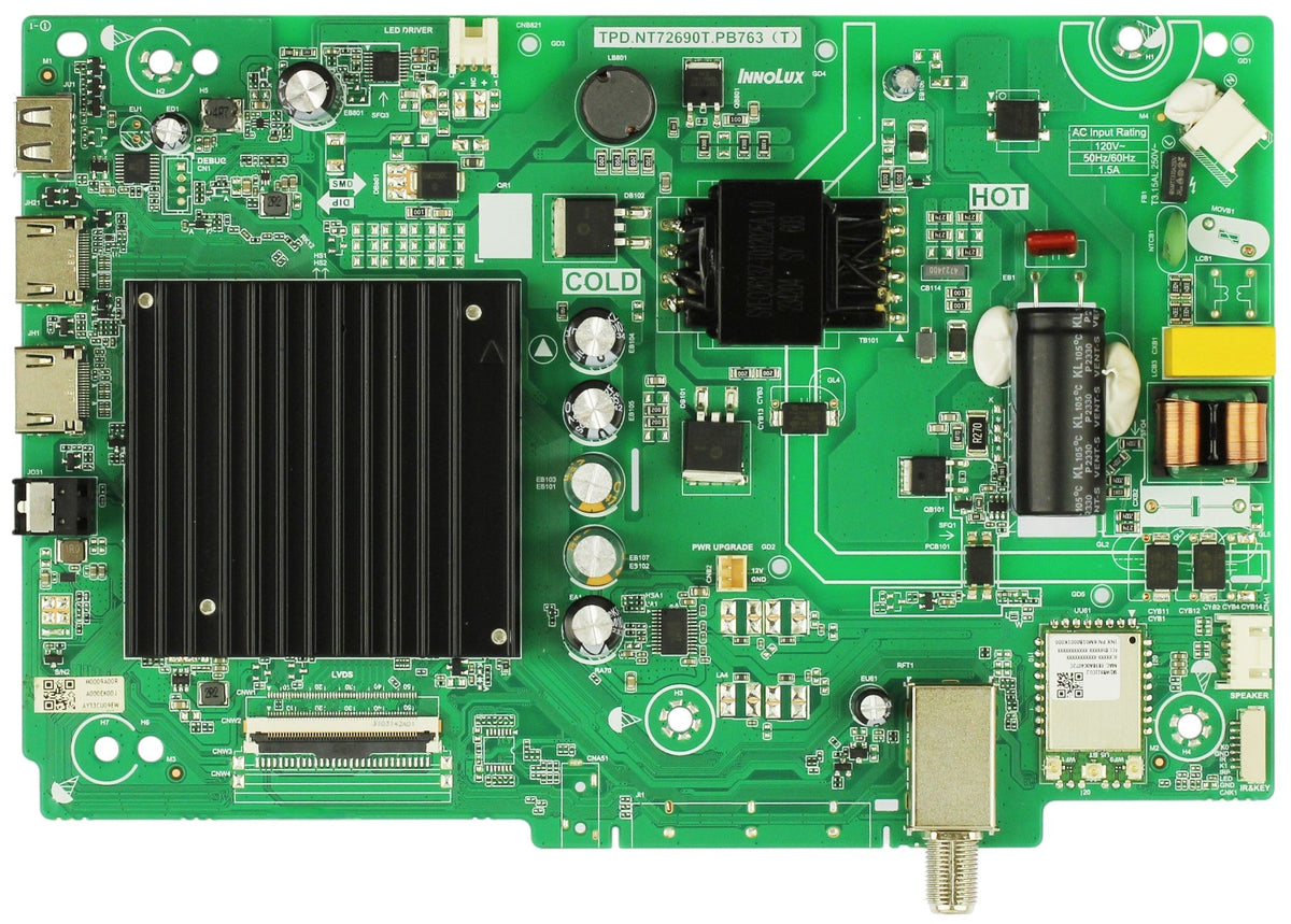 Vizio 6M03A000EK00J Main Board / Power Supply for VFD40M-0809 LINIS6GA