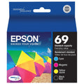 New, Pre-Owned - Epson 69 Black, Cyan, Magenta and Yellow Ink Cartridges
