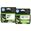 New, Pre-Owned - HP 902XL Black, & 902 Cyan, Magenta, Yellow Ink Cartridges