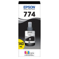 New, Pre-Owned - Epson 774 Black Ink Bottle, T774120-S