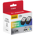 New, Pre-Owned - Canon PG-275XL/CL-276XL High Yield Black & Color Ink Cartridge, 4981C008