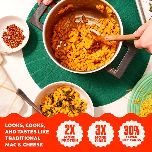 Banza Elbows & White Cheddar Mac And Cheese - High Protein, Gluten Free, And Lower Carb Protein Mac And Cheese - 5.5Oz