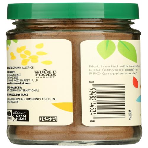Whole Foods Market, Organic Allspice Ground, 1.83 Oz