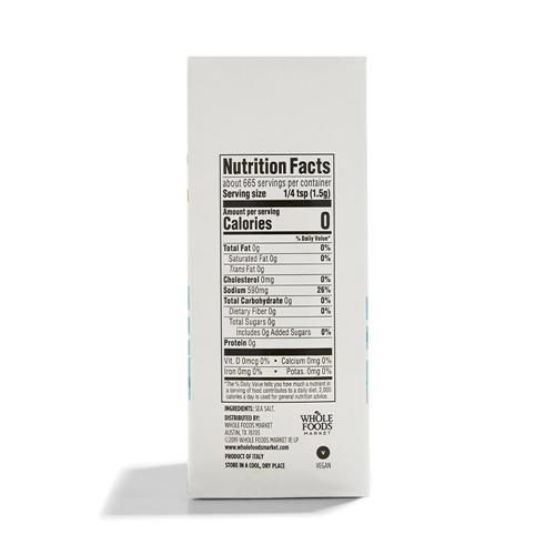 Whole Foods Market, Kosher Sea Salt, Coarse, 2.2 Lb