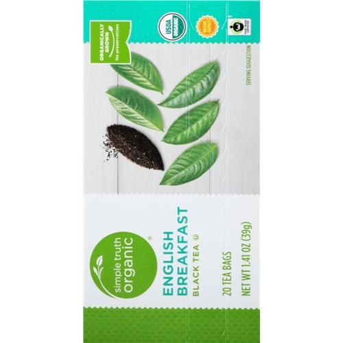 Simple Truth Organic English Breakfast Black Tea Bags 20 ct