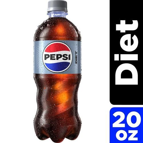 Pepsi Diet, 20 Fl Oz Bottle
