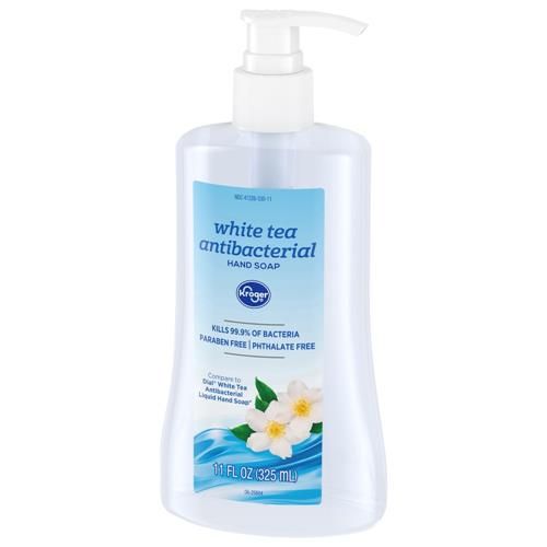 Kroger White Tea Scent Antibacterial Liquid Hand Soap 11 fl oz
