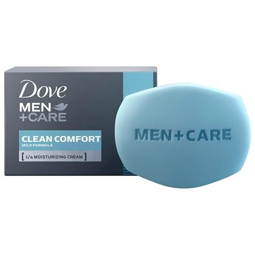 Dove Men + Care Body Soap And Face Bar To Hydrate Skin Clean Comfort More Moisturizing Than Bar Soap 3.75 Oz 6 Bars