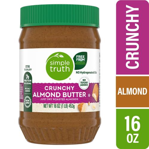 Simple Truth Almond Butter Crunchy 16 oz