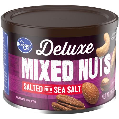 Kroger Deluxe Sea Salted Mixed Nuts 8.75 oz