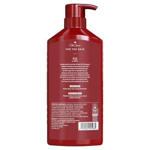 Old Spice Fiji 2-In-1 Shampoo And Conditioner For Men, 22 Fl Oz