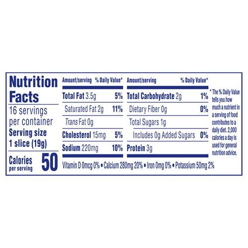 Kraft Singles Garlic & Herb Flavored Slices, 10.7 Oz, 16 Ct Pack