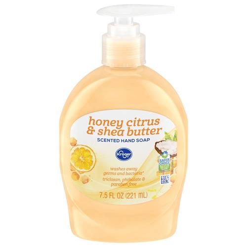 Kroger Honey Citrus & Shea Butter Scent Antibacterial Liquid Hand Soap 7.5 fl oz