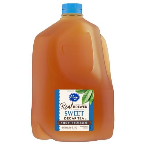 Kroger Real Brewed Decaffeinated Sweet Iced Tea Gallon 1 gal