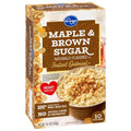 Kroger Maple & Brown Sugar Instant Oatmeal 10 ct