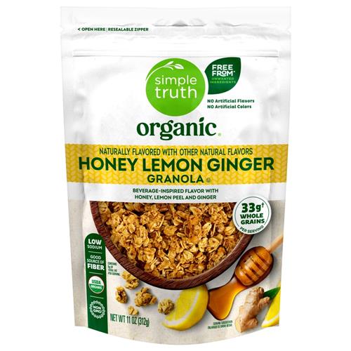 Simple Truth Organic Honey Lemon Ginger Granola 11 oz