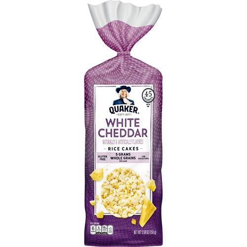Quaker Rice Cakes, White Cheddar, 5.50 Oz