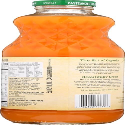 Santa Cruz Organic Orange Mango Juice Blend, 32 Ounces