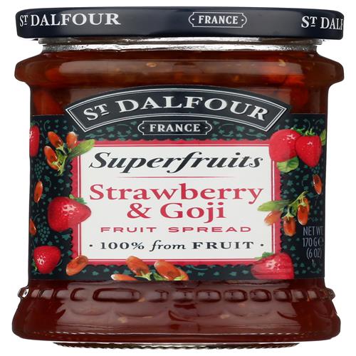 St Dalfour Strawberry & Goji Superfruits Spread, 6 Oz
