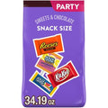 Jolly Rancher, Kit Kat And Reeses Assorted Flavored Snack Size, Candy Party Pack, 34.19 Oz