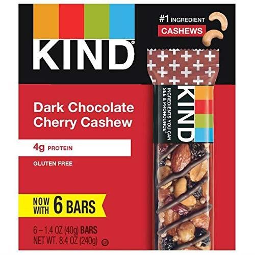 Kind, Bar Dark Chocolate Cherry Cashew 6 Count, 8.4 Ounce