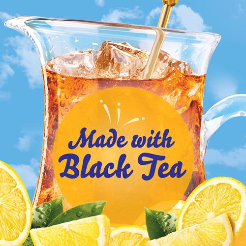 Crystal Light Sugar-Free Lemon Iced Tea Naturally Flavored Powdered Drink Mix 4 Count Pitcher Packets