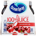 Ocean Spray 100% Juice Cranberry Juice Blend, 10 Fl Oz, 6 Count (Pack Of 1)
