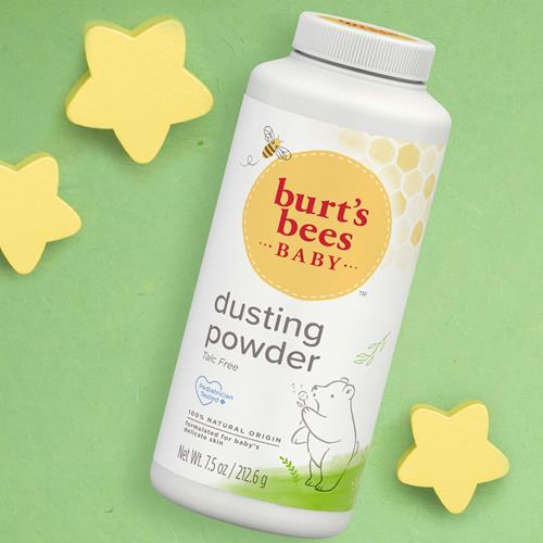 Burts Bees Baby Dusting Powder, Talc Free And Hypoallergenic For Safe And Gentle Comfort, 100% Natural Origin, Pediatrician Tested, 7.5 Oz
