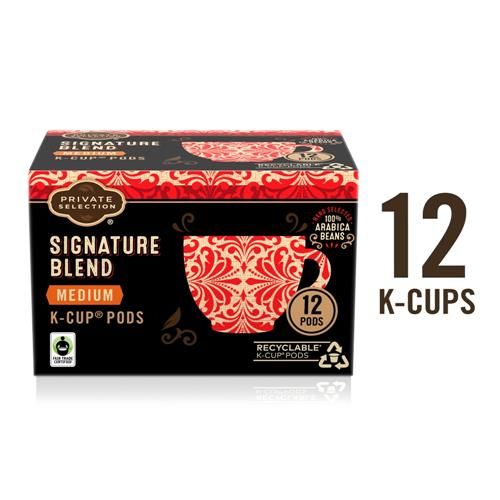 Private Selection Signature Blend Medium Roast Coffee Pods 12 ct