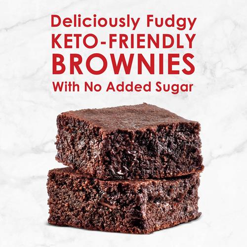 Duncan Hines Keto Friendly Chewy Fudge Brownie Mix, Gluten Free, Zero Sugar Added, 10 Oz