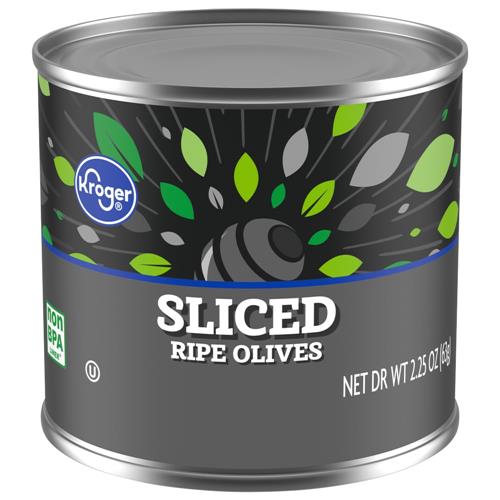 Kroger Sliced Ripe Olives 2.25 oz