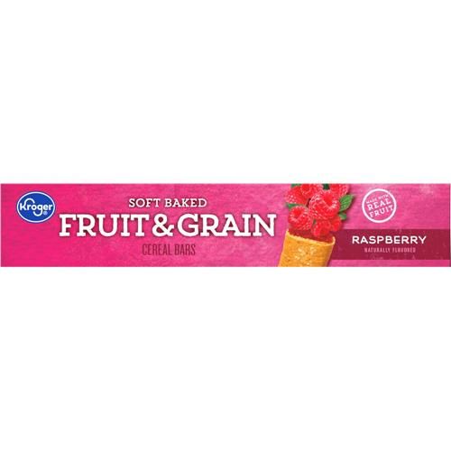Kroger Fruit & Grain Raspberry Breakfast Bars 8 ct
